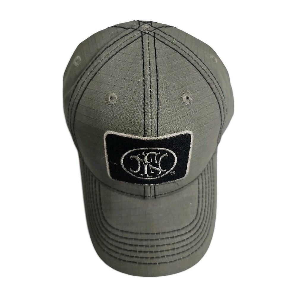 Marshall Logo Green Ball Cap. Embroidered Logo Adjustable Hat